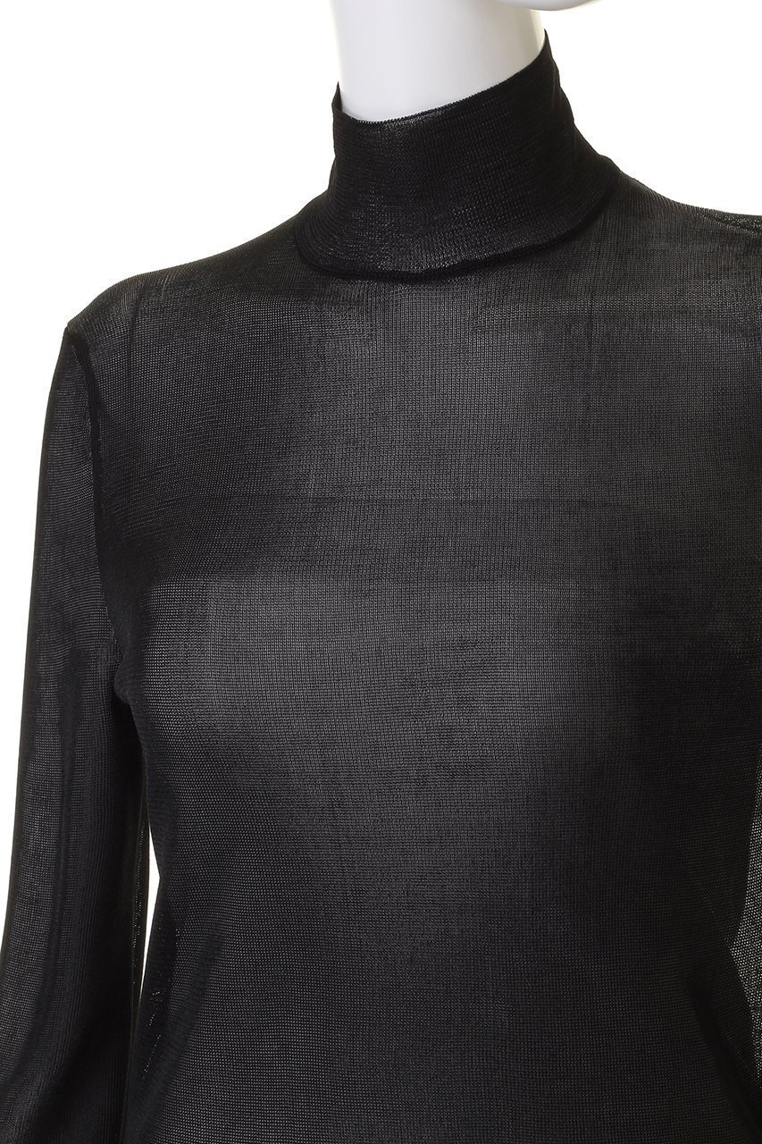 【マルティニーク/martinique】のシアーナイロンハイネックニット 人気、トレンドファッション・服の通販 founy(ファニー) 　ファッション　Fashion　レディースファッション　Fashion for Women　トップス・カットソー　Cut & Sew Tops　ニット　Knit Tops & Sweaters　カジュアルプルオーバー・ニットトップス　Pullovers & Knit Tops / Casual Pullovers　キャミソール　Camisole, Spaghetti Strap Top　シアー　Sheer, See-Through　シンプル　Simple, Minimal　トレンド　Trend, Trending Now　ビスチェ　Bustier, Corset Top　other-5|ID: prp329100004608868 ipo3291000000032952370