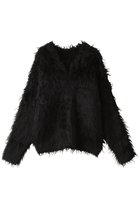 【メゾンスペシャル/MAISON SPECIAL】の2way V-neck Shaggy Knit Wear/2WAY Vネックシャギーニット BLK(ブラック)|ID: prp329100004608874 ipo3291000000032952484