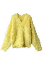 【メゾンスペシャル/MAISON SPECIAL】の2way V-neck Shaggy Knit Wear/2WAY Vネックシャギーニット YEL(イエロー)|ID: prp329100004608874 ipo3291000000032952493