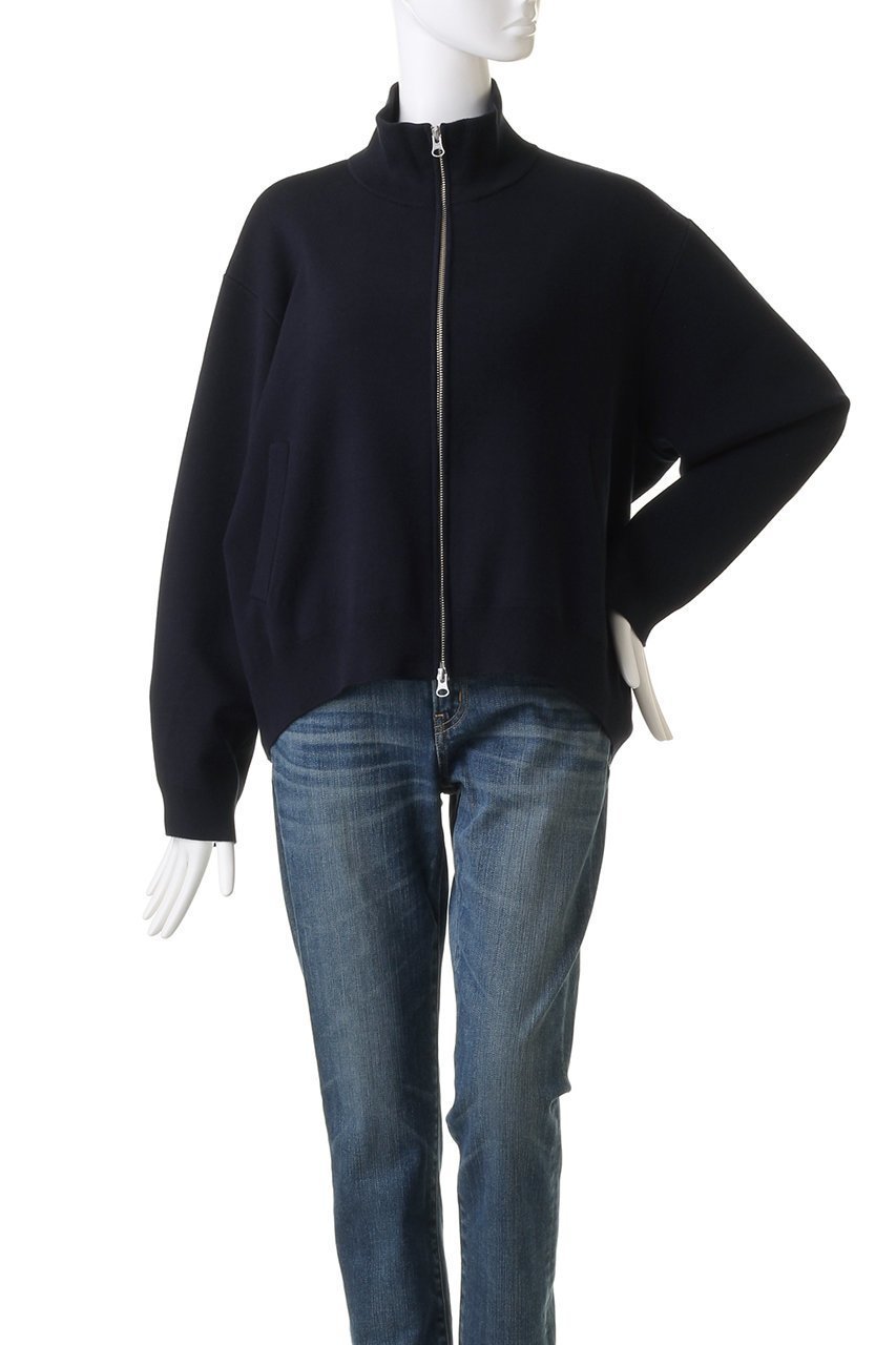 【マリリンムーン/MARILYN MOON】の【WALANCE】seawool×オーガニックコットンニットブルゾン 人気、トレンドファッション・服の通販 founy(ファニー) 　ファッション　Fashion　レディースファッション　Fashion for Women　アウター　Coat / Outerwear Collection　レディースジャケット・軽アウター　Jackets　ブルゾンジャケット・スポーティアウター　Blouson Jackets　なめらか　Smooth, Silky Texture　ジップアップ　Zip-Up, Full Zip　ジャケット　Jacket, Outerwear　フェミニン　Feminine, Girly　ブルゾン　Blouson, Bomber Jacket　ロング　Long, Long-Length　抗菌　Antibacterial, Bacteria-Resistant　other-2|ID: prp329100004608879 ipo3291000000032952663