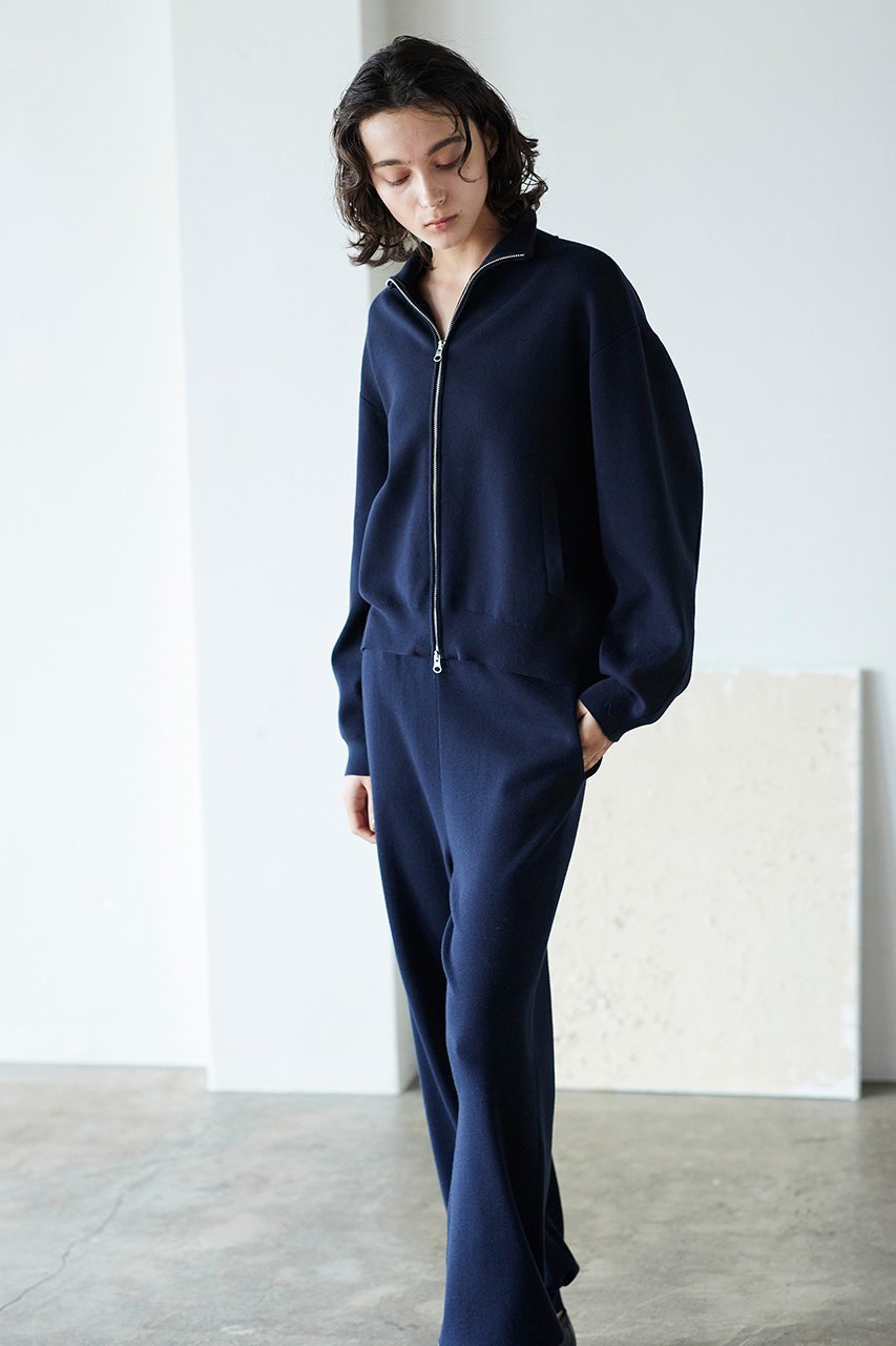 【マリリンムーン/MARILYN MOON】の【WALANCE】seawool×オーガニックコットンニットブルゾン 人気、トレンドファッション・服の通販 founy(ファニー) 　ファッション　Fashion　レディースファッション　Fashion for Women　アウター　Coat / Outerwear Collection　レディースジャケット・軽アウター　Jackets　ブルゾンジャケット・スポーティアウター　Blouson Jackets　なめらか　Smooth, Silky Texture　ジップアップ　Zip-Up, Full Zip　ジャケット　Jacket, Outerwear　フェミニン　Feminine, Girly　ブルゾン　Blouson, Bomber Jacket　ロング　Long, Long-Length　抗菌　Antibacterial, Bacteria-Resistant　other-8|ID: prp329100004608879 ipo3291000000032952687