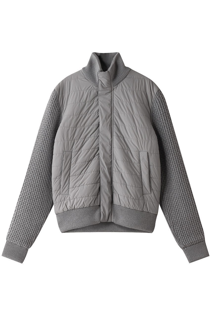 【ヘルノ/HERNO / MEN】の【MEN】ニットコンビ中綿ブルゾン 人気、トレンドファッション・服の通販 founy(ファニー) 　ファッション　Fashion　メンズファッション　Fashion for Men　コンビ　Combo, Combination Style　ジャケット　Jacket, Outerwear　スタイリッシュ　Stylish, Fashionable　スリーブ　Sleeve, Long Sleeve / Short Sleeve　バランス　Balance, Style Balance　ブルゾン　Blouson, Bomber Jacket　 other-1|ID: prp329100004608880 ipo3291000000032952716