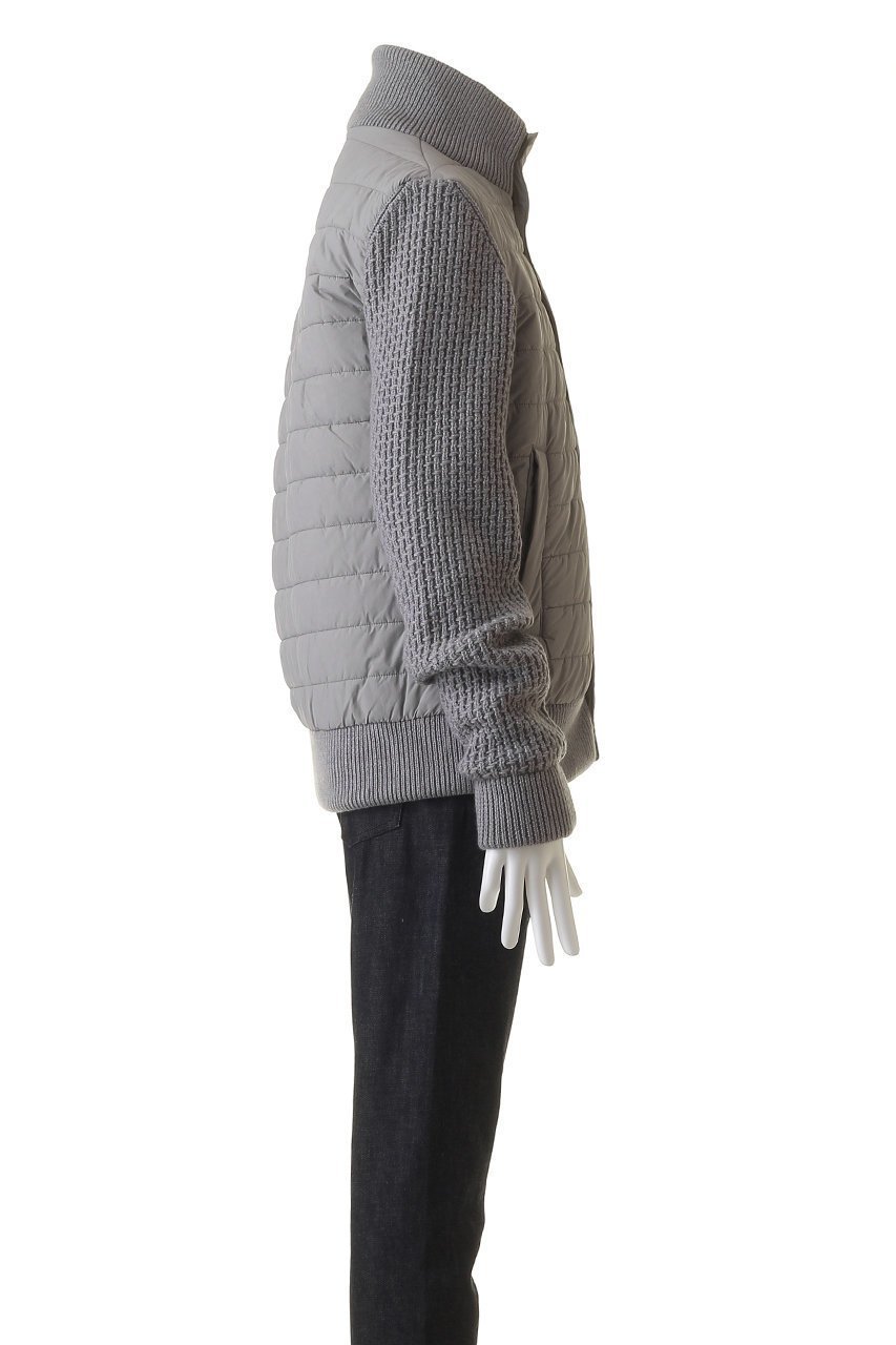 【ヘルノ/HERNO / MEN】の【MEN】ニットコンビ中綿ブルゾン 人気、トレンドファッション・服の通販 founy(ファニー) 　ファッション　Fashion　メンズファッション　Fashion for Men　コンビ　Combo, Combination Style　ジャケット　Jacket, Outerwear　スタイリッシュ　Stylish, Fashionable　スリーブ　Sleeve, Long Sleeve / Short Sleeve　バランス　Balance, Style Balance　ブルゾン　Blouson, Bomber Jacket　other-3|ID: prp329100004608880 ipo3291000000032952727