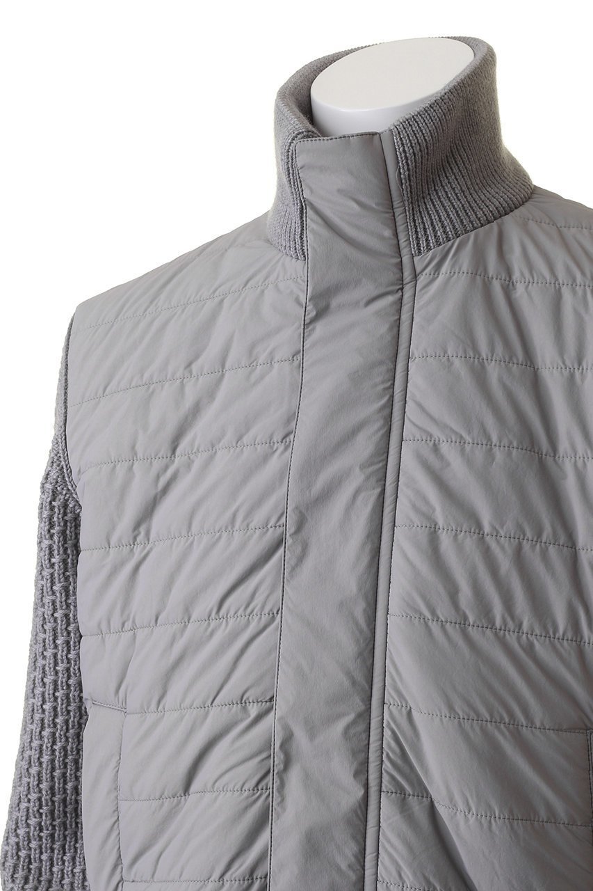 【ヘルノ/HERNO / MEN】の【MEN】ニットコンビ中綿ブルゾン 人気、トレンドファッション・服の通販 founy(ファニー) 　ファッション　Fashion　メンズファッション　Fashion for Men　コンビ　Combo, Combination Style　ジャケット　Jacket, Outerwear　スタイリッシュ　Stylish, Fashionable　スリーブ　Sleeve, Long Sleeve / Short Sleeve　バランス　Balance, Style Balance　ブルゾン　Blouson, Bomber Jacket　other-5|ID: prp329100004608880 ipo3291000000032952735