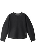 【マリリンムーン/MARILYN MOON】のシャインシアーニットトップ スミブラック|ID: prp329100004608881 ipo3291000000034957507