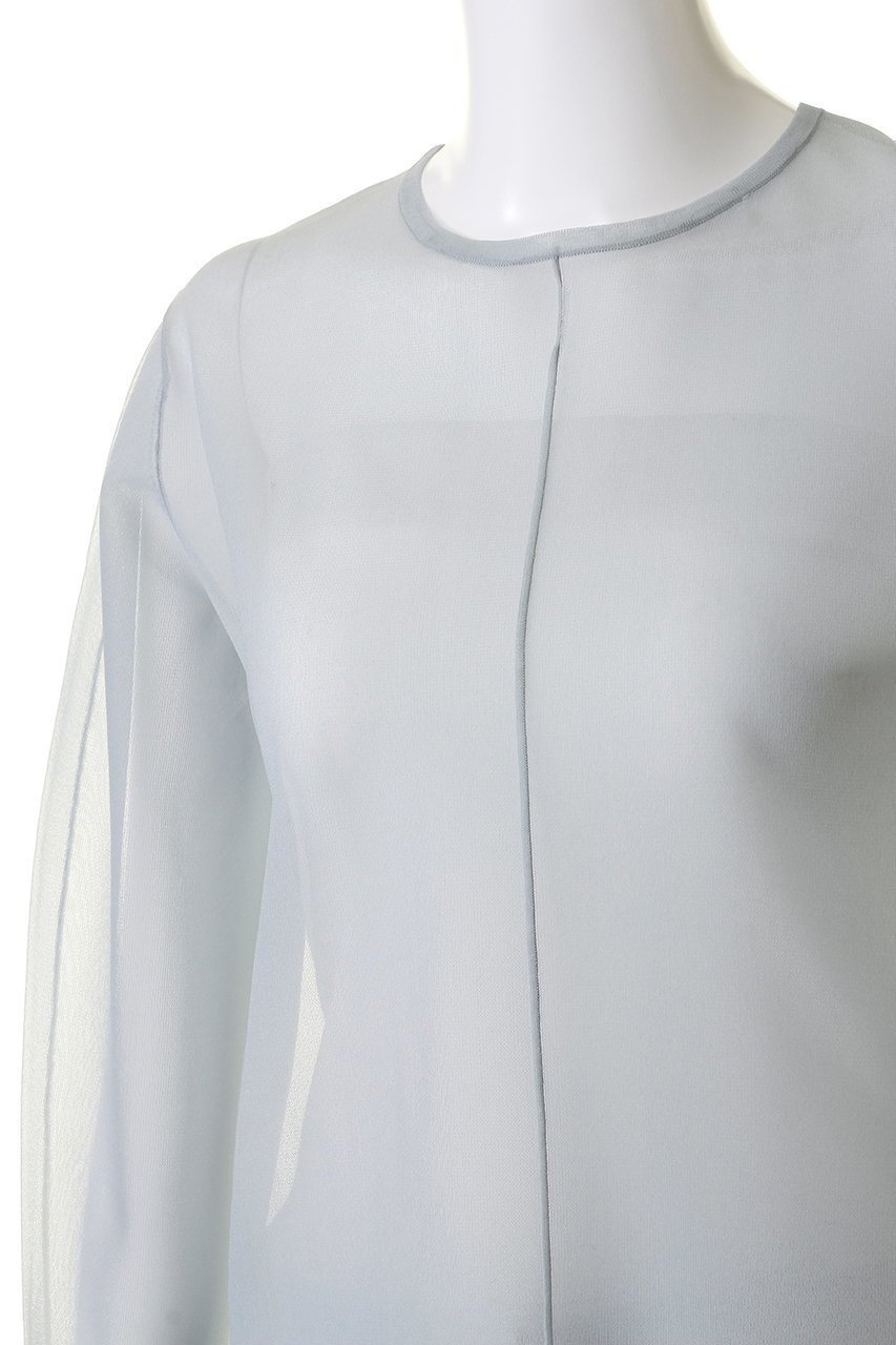 【マリリンムーン/MARILYN MOON】のシャインシアーニットトップ 人気、トレンドファッション・服の通販 founy(ファニー) 　ファッション　Fashion　レディースファッション　Fashion for Women　トップス・カットソー　Cut & Sew Tops　ニット　Knit Tops & Sweaters　カジュアルプルオーバー・ニットトップス　Pullovers & Knit Tops / Casual Pullovers　インナー　Innerwear　コクーン　Cocoon, Cocoon Silhouette　シアー　Sheer, See-Through　シンプル　Simple, Minimal　夏　Summer　春　Spring　S/S・春夏　SS, Spring/Summer, Warm Season　other-5|ID: prp329100004608881 ipo3291000000034957511