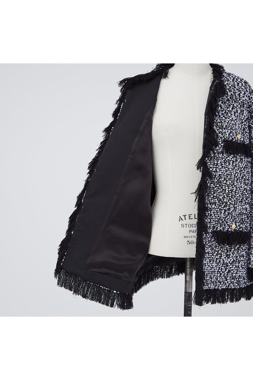 【デザイン ワークス/DESIGN WORKS】の【BEAUVET】カラーツイードベスト 人気、トレンドファッション・服の通販 founy(ファニー) 　ファッション　Fashion　レディースファッション　Fashion for Women　アウター　Coat / Outerwear Collection　レディースジャケット・軽アウター　Jackets　ジャケット　Jacket, Outerwear　ツイード　Twill, Twill Weave　フランス　France, French　ベスト　Vest, Waistcoat　ラベンダー　Lavender　other-7|ID: prp329100004608883 ipo3291000000034956850