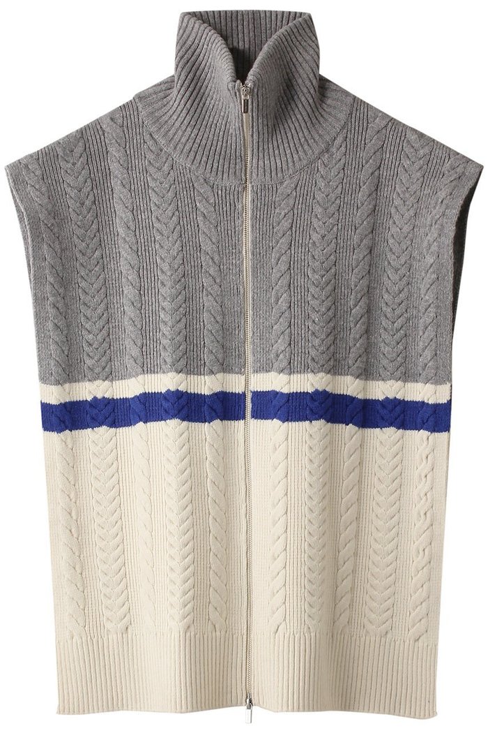 【メゾンスペシャル/MAISON SPECIAL】のケーブルファスナーポンチョ インテリア・キッズ・メンズ・レディースファッション・服の通販 founy(ファニー) https://founy.com/ ファッション Fashion レディースファッション Fashion for Women トップス・カットソー Cut & Sew Tops ニット Knit Tops & Sweaters カジュアルプルオーバー・ニットトップス Pullovers & Knit Tops / Casual Pullovers おすすめ Recommended / Our Picks ジャケット Jacket, Outerwear マフラー Scarf, Muffler |ID: prp329100004608887 ipo3291000000034909962