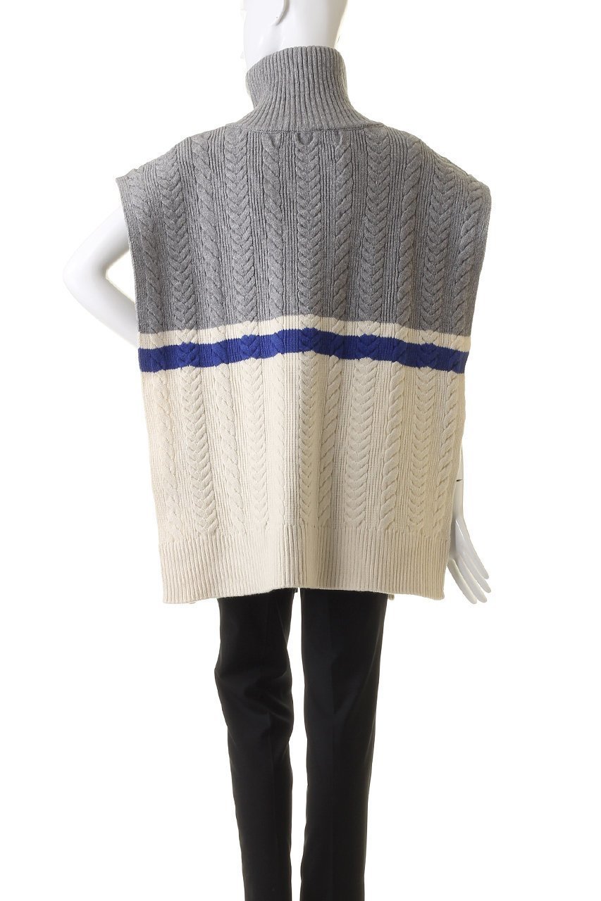 【メゾンスペシャル/MAISON SPECIAL】のケーブルファスナーポンチョ 人気、トレンドファッション・服の通販 founy(ファニー) 　ファッション　Fashion　レディースファッション　Fashion for Women　トップス・カットソー　Cut & Sew Tops　ニット　Knit Tops & Sweaters　カジュアルプルオーバー・ニットトップス　Pullovers & Knit Tops / Casual Pullovers　おすすめ　Recommended / Our Picks　ジャケット　Jacket, Outerwear　マフラー　Scarf, Muffler　other-4|ID: prp329100004608887 ipo3291000000034909970