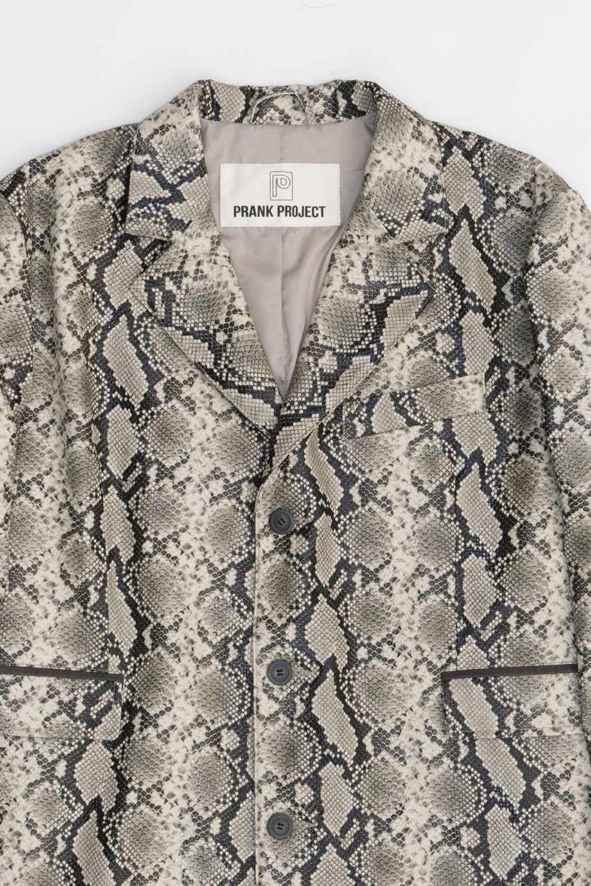 【プランク プロジェクト/PRANK PROJECT】のマルチファブリックフェイクレザージャケット / Multi Fabric Faux Lea 人気、トレンドファッション・服の通販 founy(ファニー) 　ファッション　Fashion　レディースファッション　Fashion for Women　アウター　Coat / Outerwear Collection　レディースジャケット・軽アウター　Jackets　おすすめ　Recommended / Our Picks　ジャケット　Jacket, Outerwear　セットアップ　Set-Up, Coordinated Outfit　パイソン　Python, Snakeskin Pattern　フェイクレザー　Faux Leather, PU Leather　ベルベット　Velvet, Velvety　リアル　Real, Realistic　今季　This Season, Current Season　other-2|ID: prp329100004608888 ipo3291000000035727991