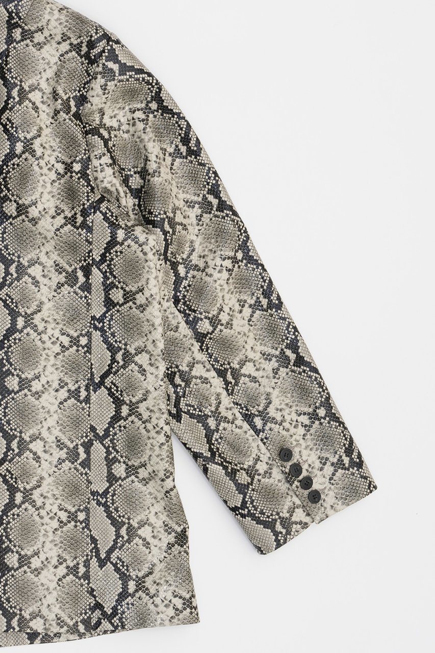 【プランク プロジェクト/PRANK PROJECT】のマルチファブリックフェイクレザージャケット / Multi Fabric Faux Lea 人気、トレンドファッション・服の通販 founy(ファニー) 　ファッション　Fashion　レディースファッション　Fashion for Women　アウター　Coat / Outerwear Collection　レディースジャケット・軽アウター　Jackets　おすすめ　Recommended / Our Picks　ジャケット　Jacket, Outerwear　セットアップ　Set-Up, Coordinated Outfit　パイソン　Python, Snakeskin Pattern　フェイクレザー　Faux Leather, PU Leather　ベルベット　Velvet, Velvety　リアル　Real, Realistic　今季　This Season, Current Season　other-6|ID: prp329100004608888 ipo3291000000035728000