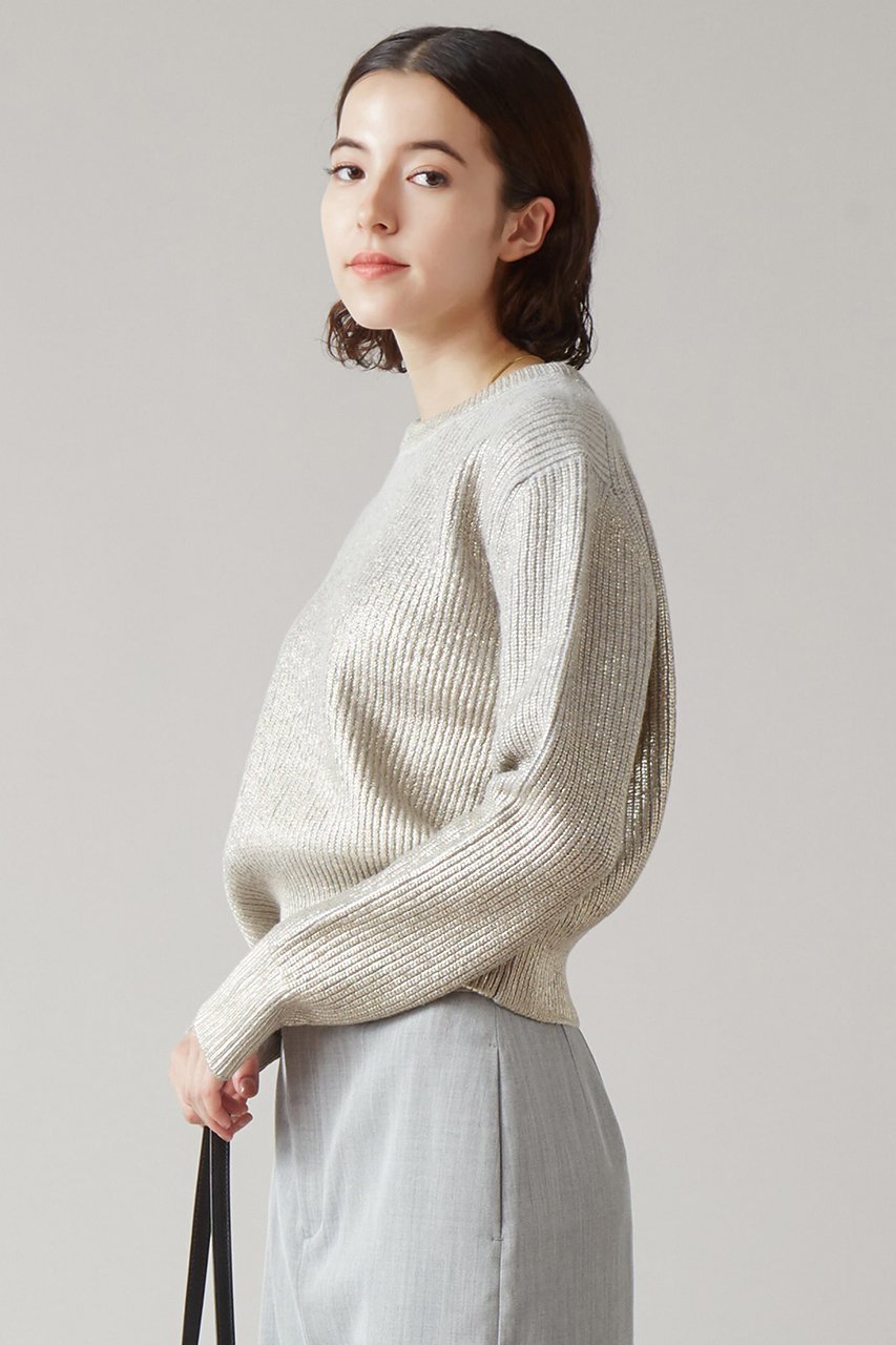 【マルティニーク/martinique】のホイルプリントニット 人気、トレンドファッション・服の通販 founy(ファニー) 　ファッション　Fashion　レディースファッション　Fashion for Women　トップス・カットソー　Cut & Sew Tops　ニット　Knit Tops & Sweaters　カジュアルプルオーバー・ニットトップス　Pullovers & Knit Tops / Casual Pullovers　グラデーション　Gradient, Ombre　プリント　Print, Printed Pattern　エレガント 上品　Elegant　畦　Ribbed Knit　other-2|ID: prp329100004608894 ipo3291000000032953396
