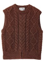 【マルティニーク/martinique】の【l heritage martinique】チャンキーラメベスト オレンジ|ID: prp329100004608900 ipo3291000000036229846