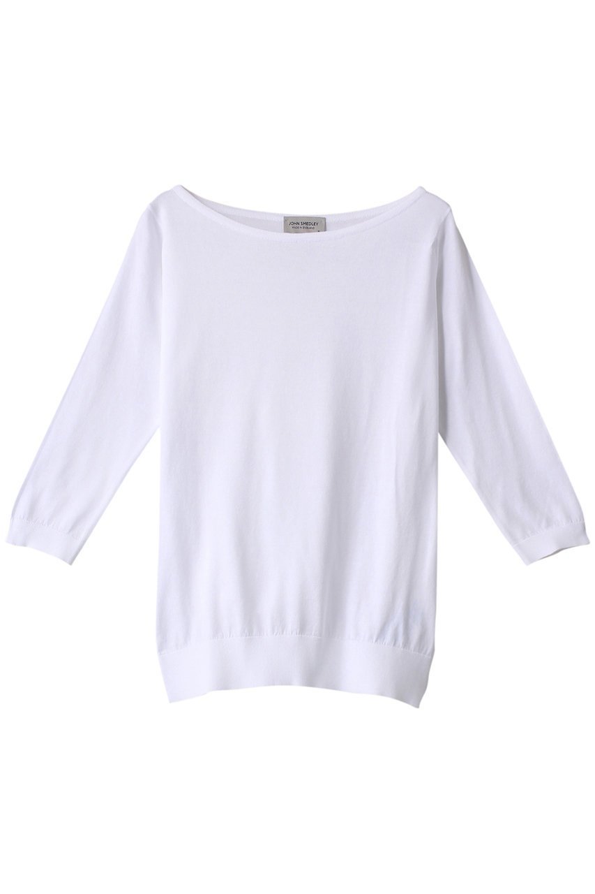 【マルティニーク/martinique】の【JOHN SMEDLEY】CASSANDRA 人気、トレンドファッション・服の通販 founy(ファニー) 　ファッション　Fashion　レディースファッション　Fashion for Women　トップス・カットソー　Cut & Sew Tops　ニット　Knit Tops & Sweaters　カジュアルプルオーバー・ニットトップス　Pullovers & Knit Tops / Casual Pullovers　インナー　Innerwear　コンパクト　Compact, Small Size　シアー　Sheer, See-Through　シンプル　Simple, Minimal　エレガント 上品　Elegant　 other-1|ID: prp329100004608902 ipo3291000000032953545