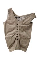 【メゾンスペシャル/MAISON SPECIAL】のCorduroy Asymmetry Vest/コーデュロイアシンメトリーベスト BGE(ベージュ)|ID: prp329100004608904 ipo3291000000034909561