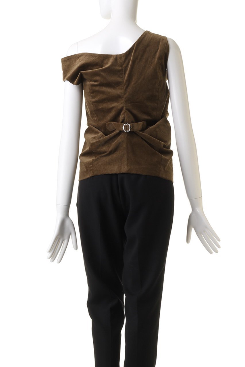 【メゾンスペシャル/MAISON SPECIAL】のCorduroy Asymmetry Vest/コーデュロイアシンメトリーベスト 人気、トレンドファッション・服の通販 founy(ファニー) 　ファッション　Fashion　レディースファッション　Fashion for Women　アウター　Coat / Outerwear Collection　レディースジャケット・軽アウター　Jackets　アシンメトリー　Asymmetrical Style　秋　Autumn　カットソー　Cut and Sewn Top　カーゴパンツ　Cargo Pants, Utility Pants　コーデュロイ　Corduroy, Cord Fabric　ジャケット　Jacket, Outerwear　セットアップ　Set-Up, Coordinated Outfit　ベスト　Vest, Waistcoat　おすすめ　Recommended / Our Picks　other-4|ID: prp329100004608904 ipo3291000000036022900