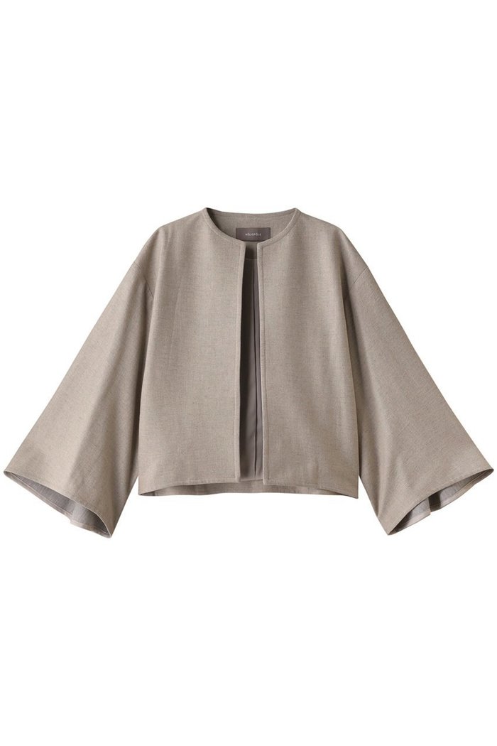 【エリオポール/heliopole】のフレアスリーブジャケット インテリア・キッズ・メンズ・レディースファッション・服の通販 founy(ファニー) https://founy.com/ ファッション Fashion レディースファッション Fashion for Women アウター Coat / Outerwear Collection レディースジャケット・軽アウター Jackets おすすめ Recommended / Our Picks シンプル Simple, Minimal ジャケット Jacket, Outerwear ストレッチ Stretch, Stretchy Fabric スリーブ Sleeve, Long Sleeve / Short Sleeve セットアップ Set-Up, Coordinated Outfit フレア Flare, Flared 秋 Autumn |ID: prp329100004608908 ipo3291000000035065555