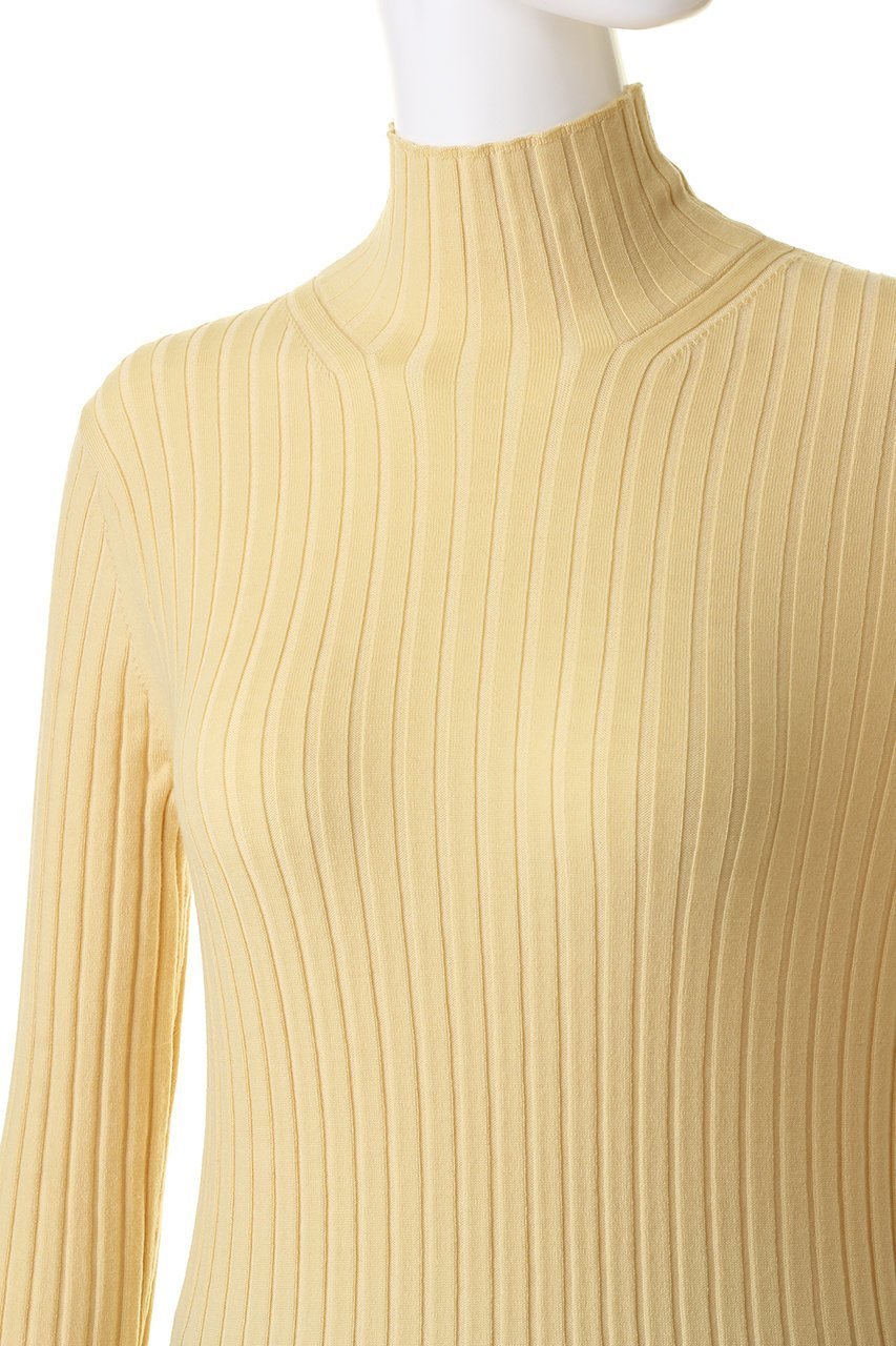 【デザイン ワークス/DESIGN WORKS】のワイドリブプルオーバー 人気、トレンドファッション・服の通販 founy(ファニー) 　ファッション　Fashion　レディースファッション　Fashion for Women　トップス・カットソー　Cut & Sew Tops　ニット　Knit Tops & Sweaters　カジュアルプルオーバー・ニットトップス　Pullovers & Knit Tops / Casual Pullovers　キャミワンピース　Cami Dress, Slip Dress　コンパクト　Compact, Small Size　ハイネック　High Neck, Mock Neck　ワイド　Wide, Wide Fit　ワイドリブ　Wide Rib, Wide Ribbed Knit　エレガント 上品　Elegant　other-5|ID: prp329100004608909 ipo3291000000034957504