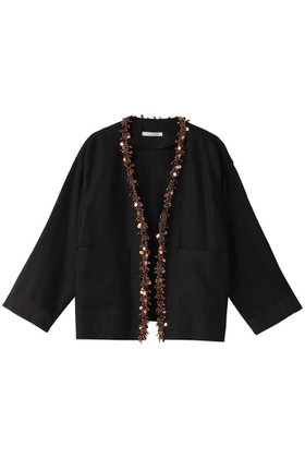 【ハウス オブ ロータス/HOUSE OF LOTUS】のリネンビジュージャケット 人気、トレンドファッション・服の通販 founy(ファニー) ファッション Fashion レディースファッション Fashion for Women アウター Coat / Outerwear Collection レディースジャケット・軽アウター Jackets ジャケット Jacket, Outerwear ビジュー Bijou, Jewel-like Accent ベーシック Basic, Essential リネン Linen, Linen Fabric ロング Long, Long-Length |ID:prp329100004608915