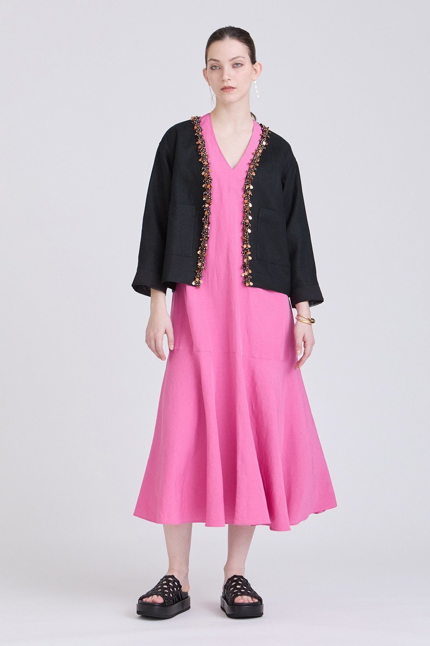 【ハウス オブ ロータス/HOUSE OF LOTUS】のリネンビジュージャケット 人気、トレンドファッション・服の通販 founy(ファニー) 　ファッション　Fashion　レディースファッション　Fashion for Women　アウター　Coat / Outerwear Collection　レディースジャケット・軽アウター　Jackets　ジャケット　Jacket, Outerwear　ビジュー　Bijou, Jewel-like Accent　ベーシック　Basic, Essential　リネン　Linen, Linen Fabric　ロング　Long, Long-Length　other-7|ID: prp329100004608915 ipo3291000000032954030