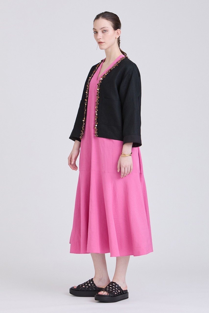 【ハウス オブ ロータス/HOUSE OF LOTUS】のリネンビジュージャケット 人気、トレンドファッション・服の通販 founy(ファニー) 　ファッション　Fashion　レディースファッション　Fashion for Women　アウター　Coat / Outerwear Collection　レディースジャケット・軽アウター　Jackets　ジャケット　Jacket, Outerwear　ビジュー　Bijou, Jewel-like Accent　ベーシック　Basic, Essential　リネン　Linen, Linen Fabric　ロング　Long, Long-Length　other-8|ID: prp329100004608915 ipo3291000000032954034