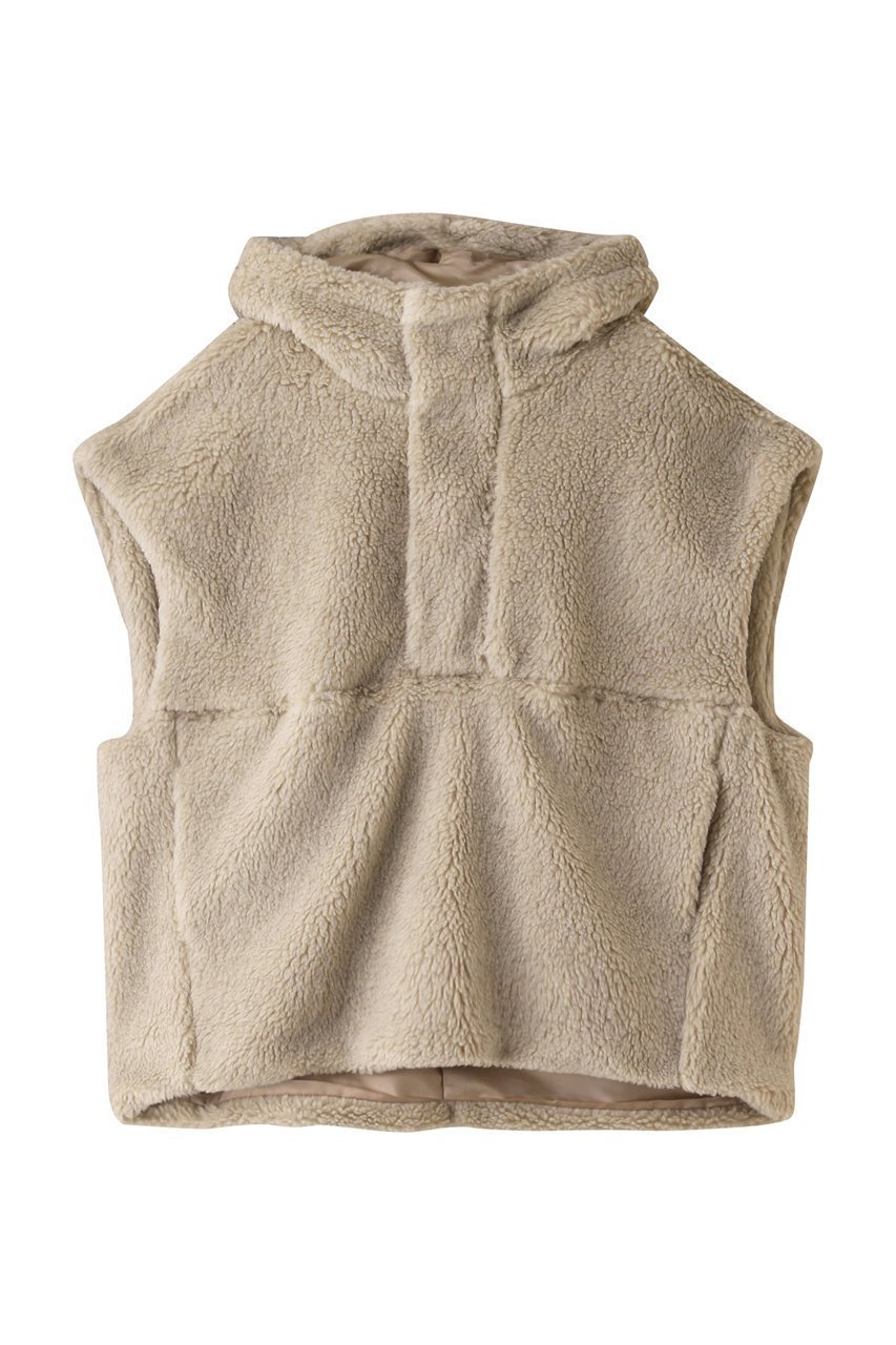 【ミディウミソリッド/MIDIUMISOLID】のboa vest ベスト インテリア・キッズ・メンズ・レディースファッション・服の通販 founy(ファニー) 　ファッション　Fashion　レディースファッション　Fashion for Women　トップス・カットソー　Cut & Sew Tops　ニット　Knit Tops & Sweaters　ベスト&ジレ / 重ね着スタイル　Vests & Gilets　カジュアルプルオーバー・ニットトップス　Pullovers & Knit Tops / Casual Pullovers　ベスト　Vest, Waistcoat　モコモコ　Fuzzy, Fluffy　冬　Winter / This Winter　秋　Autumn　beige|ID: prp329100004608917 ipo3291000000032954037