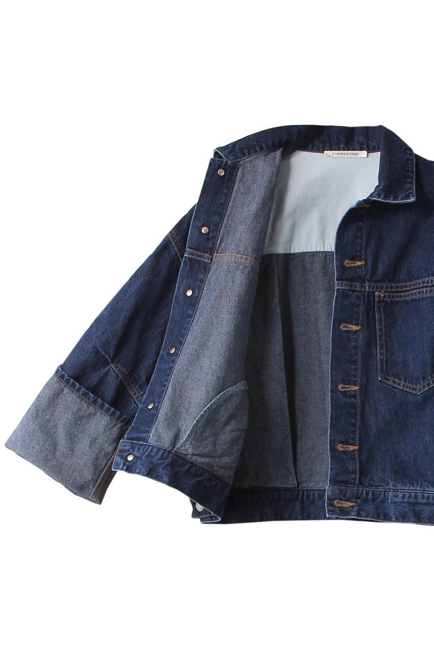 【マルティニーク/martinique】の【CURRENTAGE】デニムジャケット 人気、トレンドファッション・服の通販 founy(ファニー) 　ファッション　Fashion　レディースファッション　Fashion for Women　アウター　Coat / Outerwear Collection　レディースジャケット・軽アウター　Jackets　デニムジャケット / カジュアルアウター　Denim Jackets　ショート　Short, Short Length　シンプル　Simple, Minimal　ジャケット　Jacket, Outerwear　スリーブ　Sleeve, Long Sleeve / Short Sleeve　デニム　Denim, Jeans Material　other-6|ID: prp329100004608920 ipo3291000000032954140
