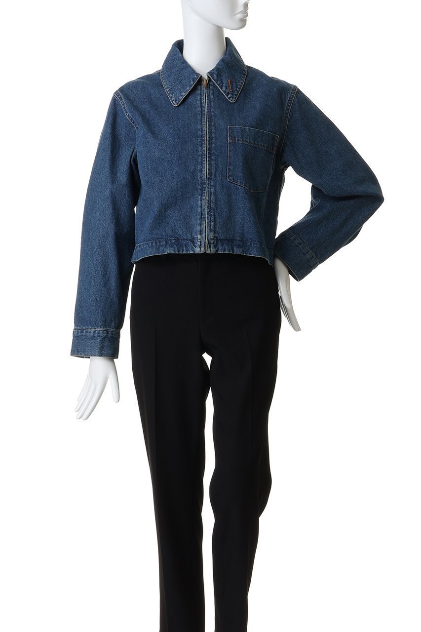 【マルティニーク/martinique】の【CURRENTAGE】デニムジャケット 人気、トレンドファッション・服の通販 founy(ファニー) 　ファッション　Fashion　レディースファッション　Fashion for Women　アウター　Coat / Outerwear Collection　レディースジャケット・軽アウター　Jackets　デニムジャケット / カジュアルアウター　Denim Jackets　クラシカル　Classical, Vintage-Inspired　コンパクト　Compact, Small Size　ショート　Short, Short Length　ジャケット　Jacket, Outerwear　デニム　Denim, Jeans Material　ハイネック　High Neck, Mock Neck　モダン　Modern, Contemporary　定番　Standard, Basic Item　other-2|ID: prp329100004608920 ipo3291000000036102920