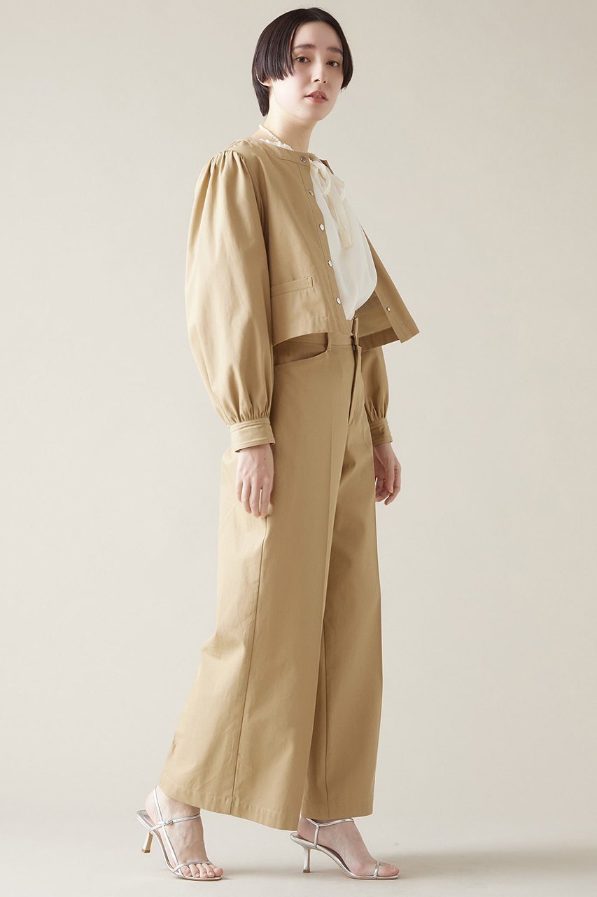 【マルティニーク/martinique】のチノノーカラージャケット(セットアップ可) 人気、トレンドファッション・服の通販 founy(ファニー) 　ファッション　Fashion　レディースファッション　Fashion for Women　アウター　Coat / Outerwear Collection　レディースジャケット・軽アウター　Jackets　ノーカラージャケット / シンプル上品コーデ　Collarless Jackets　カーゴパンツ　Cargo Pants, Utility Pants　コンパクト　Compact, Small Size　ショート　Short, Short Length　ジャケット　Jacket, Outerwear　スラックス　Slacks, Dress Pants　スリーブ　Sleeve, Long Sleeve / Short Sleeve　セットアップ　Set-Up, Coordinated Outfit　ドレス　Dress, One-Piece　other-4|ID: prp329100004608924 ipo3291000000032954284