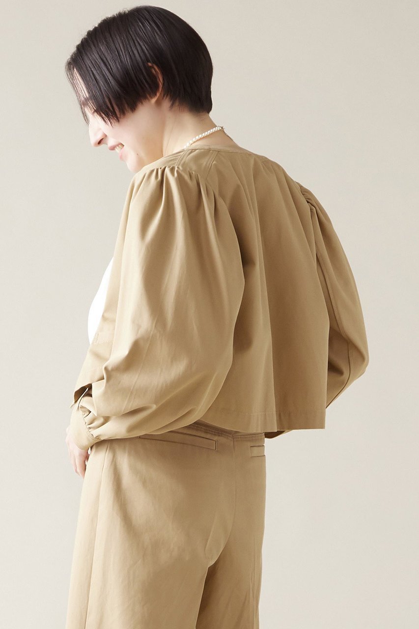 【マルティニーク/martinique】のチノノーカラージャケット(セットアップ可) 人気、トレンドファッション・服の通販 founy(ファニー) ファッション Fashion レディースファッション Fashion for Women アウター Coat / Outerwear Collection レディースジャケット・軽アウター Jackets ノーカラージャケット / シンプル上品コーデ Collarless Jackets カーゴパンツ Cargo Pants, Utility Pants コンパクト Compact, Small Size ショート Short, Short Length ジャケット Jacket, Outerwear スラックス Slacks, Dress Pants スリーブ Sleeve, Long Sleeve / Short Sleeve セットアップ Set-Up, Coordinated Outfit ドレス Dress, One-Piece other-2|ID: prp329100004608924 ipo3291000000035609043