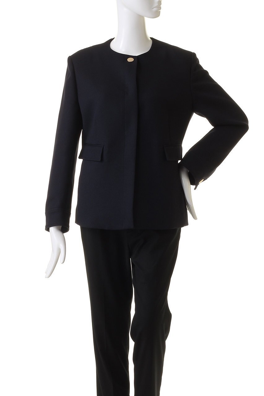 【マルティニーク/martinique】の【l heritage martinique】トリプルクロスジョーゼットジャケット 人気、トレンドファッション・服の通販 founy(ファニー) 　ファッション　Fashion　レディースファッション　Fashion for Women　アウター　Coat / Outerwear Collection　レディースジャケット・軽アウター　Jackets　クラシック　Classic, Timeless Style　シェイプ　Shape, Slim Fit　ジャケット　Jacket, Outerwear　ジョーゼット　Georgette, Semi-Sheer Fabric　スタンダード　Standard, Basic　フォルム　Silhouette, Form　ヴィンテージ　Vintage Style　other-2|ID: prp329100004608929 ipo3291000000032954398