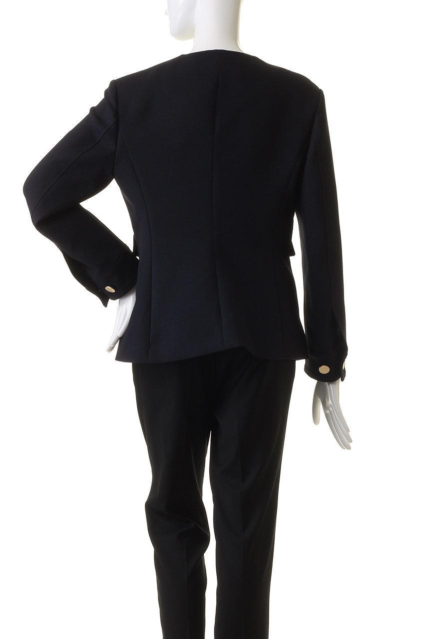 【マルティニーク/martinique】の【l heritage martinique】トリプルクロスジョーゼットジャケット 人気、トレンドファッション・服の通販 founy(ファニー) 　ファッション　Fashion　レディースファッション　Fashion for Women　アウター　Coat / Outerwear Collection　レディースジャケット・軽アウター　Jackets　クラシック　Classic, Timeless Style　シェイプ　Shape, Slim Fit　ジャケット　Jacket, Outerwear　ジョーゼット　Georgette, Semi-Sheer Fabric　スタンダード　Standard, Basic　フォルム　Silhouette, Form　ヴィンテージ　Vintage Style　other-4|ID: prp329100004608929 ipo3291000000032954405