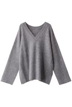 【マリリンムーン/MARILYN MOON】の【WALANCE】ブラッシュトニット2way プルオーバー グレー|ID: prp329100004608930 ipo3291000000035550554