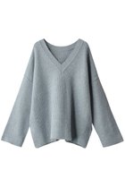 【マリリンムーン/MARILYN MOON】の【WALANCE】ブラッシュトニット2way プルオーバー ライトブルー|ID: prp329100004608930 ipo3291000000035550555