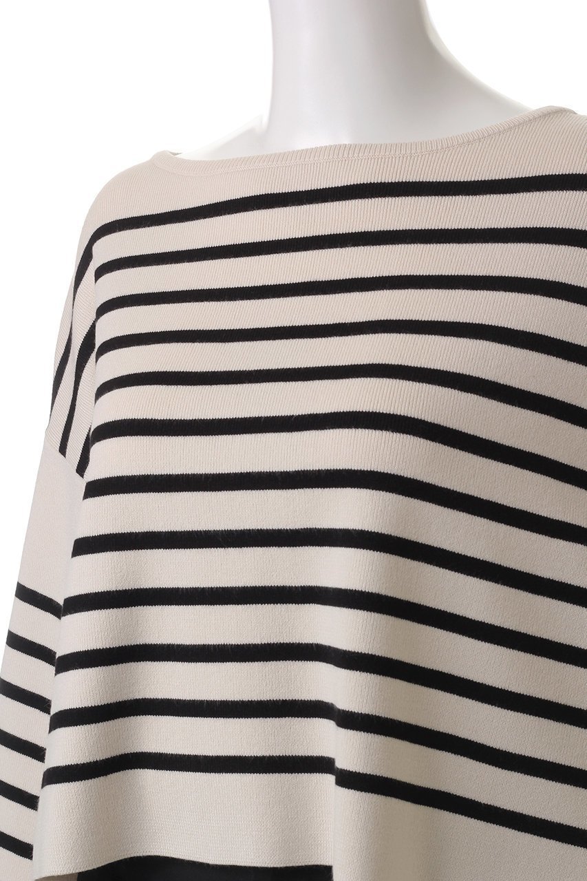 【ミズイロ インド/mizuiro ind】のBD short P/O プルオーバー 人気、トレンドファッション・服の通販 founy(ファニー) 　ファッション　Fashion　レディースファッション　Fashion for Women　トップス・カットソー　Cut & Sew Tops　ニット　Knit Tops & Sweaters　カジュアルプルオーバー・ニットトップス　Pullovers & Knit Tops / Casual Pullovers　なめらか　Smooth, Silky Texture　クロップド　Cropped, Short Length　ストレッチ　Stretch, Stretchy Fabric　トレンド　Trend, Trending Now　ハイネック　High Neck, Mock Neck　ボーダー　Border, Stripe　other-5|ID: prp329100004608936 ipo3291000000032954554