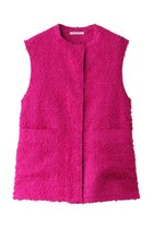 【ハウス オブ ロータス/HOUSE OF LOTUS】のクラレンソンツイードノーカラージレ 人気、トレンドファッション・服の通販 founy(ファニー) ファッション Fashion レディースファッション Fashion for Women アウター Coat / Outerwear Collection レディースジャケット・軽アウター Jackets エレガント 上品 Elegant ジャケット Jacket, Outerwear ツイード／ツィード Choker, Choker Necklace ビジュー Bijou, Jewel-like Accent フランス France, French フリンジ Fringe, Tassel フレア Flare, Flared ベスト Vest, Waistcoat A/W・秋冬 Autumn/Winter thumbnail ピンク|ID: prp329100004608937 ipo3291000000034952146
