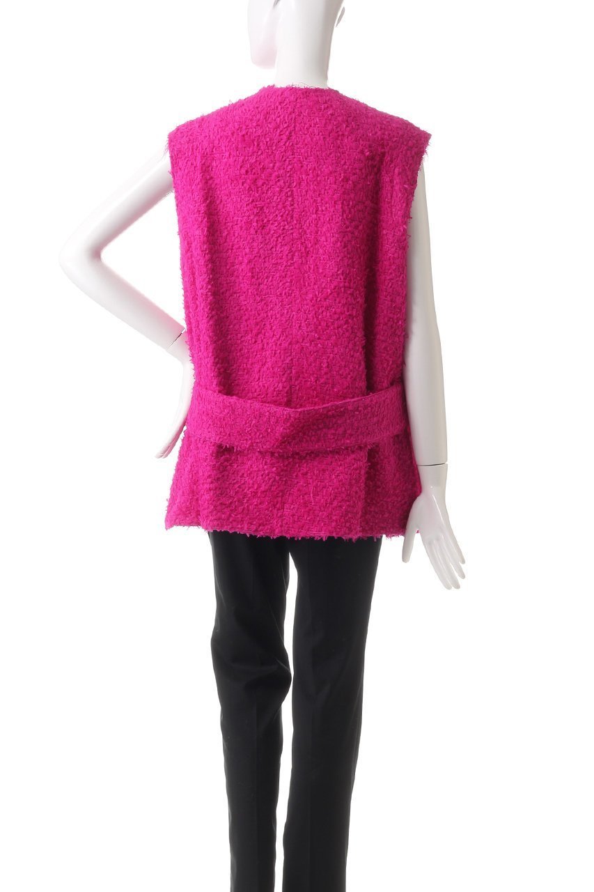 【ハウス オブ ロータス/HOUSE OF LOTUS】のクラレンソンツイードノーカラージレ 人気、トレンドファッション・服の通販 founy(ファニー) 　ファッション　Fashion　レディースファッション　Fashion for Women　アウター　Coat / Outerwear Collection　レディースジャケット・軽アウター　Jackets　エレガント 上品　Elegant　ジャケット　Jacket, Outerwear　ツイード／ツィード　Choker, Choker Necklace　ビジュー　Bijou, Jewel-like Accent　フランス　France, French　フリンジ　Fringe, Tassel　フレア　Flare, Flared　ベスト　Vest, Waistcoat　A/W・秋冬　Autumn/Winter　other-4|ID: prp329100004608937 ipo3291000000034952149