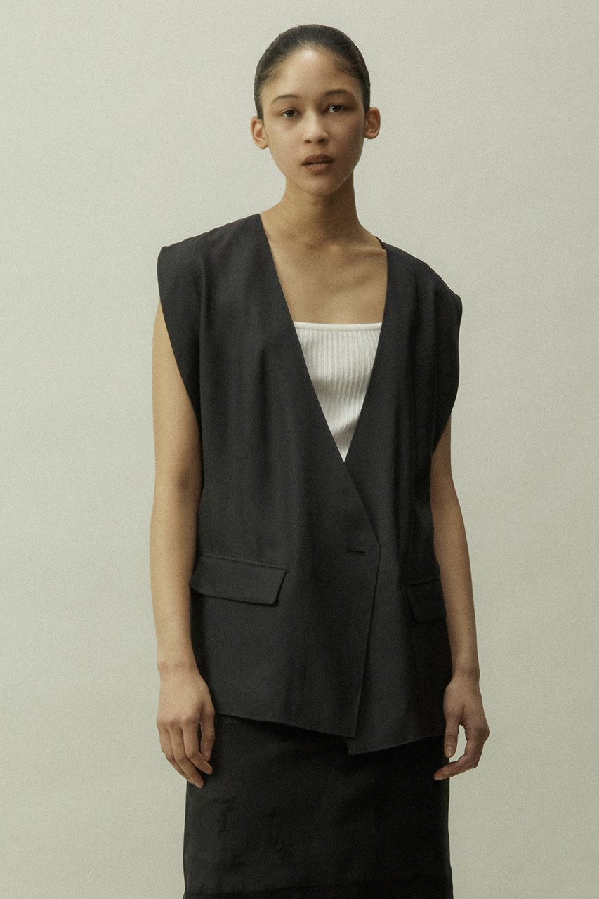 【マルティニーク/martinique】の【CURRENTAGE】2Wayジレ 人気、トレンドファッション・服の通販 founy(ファニー) 　ファッション　Fashion　レディースファッション　Fashion for Women　アウター　Coat / Outerwear Collection　レディースジャケット・軽アウター　Jackets　ジャケット　Jacket, Outerwear　フロント　Front, Front Design　ベスト　Vest, Waistcoat　別注　Limited Edition, Custom Order　other-2|ID: prp329100004608943 ipo3291000000032954782
