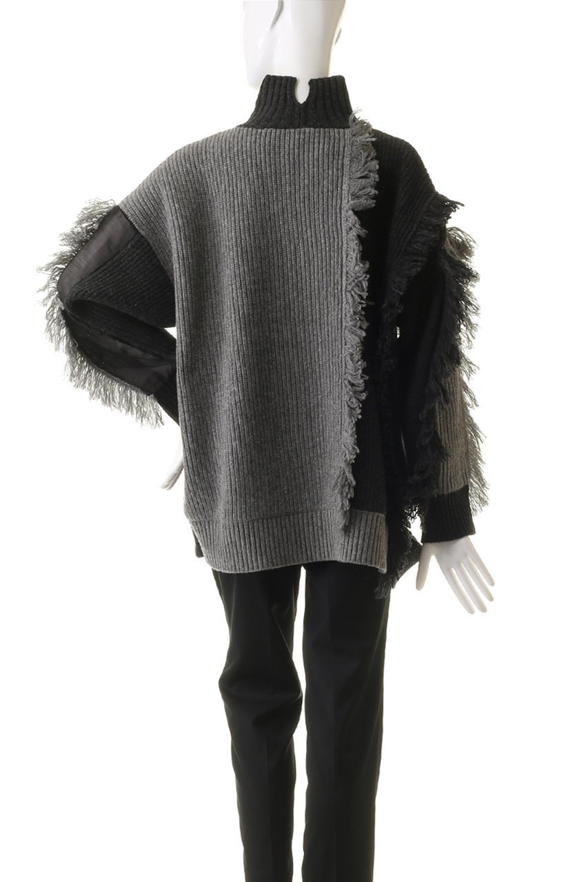 【ヒューエルミュージアム/hueLe Museum】の【STUMBLY】シアーコンビネーションニット 人気、トレンドファッション・服の通販 founy(ファニー) 　ファッション　Fashion　レディースファッション　Fashion for Women　トップス・カットソー　Cut & Sew Tops　ニット　Knit Tops & Sweaters　カジュアルプルオーバー・ニットトップス　Pullovers & Knit Tops / Casual Pullovers　オーガンジー　Organza Fabric　シアー　Sheer, See-Through　other-4|ID: prp329100004608948 ipo3291000000032955258