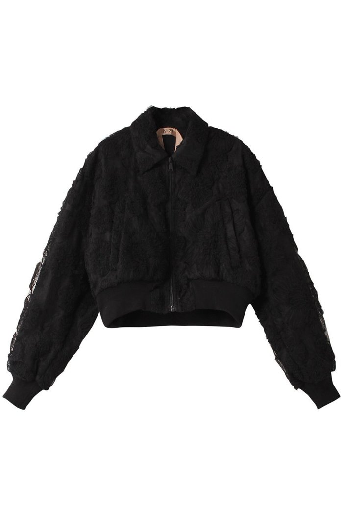 【ヌメロ ヴェントゥーノ/N°21】のレース ジップ ブルゾン インテリア・キッズ・メンズ・レディースファッション・服の通販 founy(ファニー) https://founy.com/ ファッション Fashion レディースファッション Fashion for Women アウター Coat / Outerwear Collection レディースジャケット・軽アウター Jackets ブルゾンジャケット・スポーティアウター Blouson Jackets シアー Sheer, See-Through ショート Short, Short Length シンプル Simple, Minimal ジップ Zip, Zipper ジャケット Jacket, Outerwear トレンド Trend, Trending Now ブルゾン Blouson, Bomber Jacket レース Lace, Lace Fabric エレガント 上品 Elegant |ID: prp329100004608952 ipo3291000000032955380