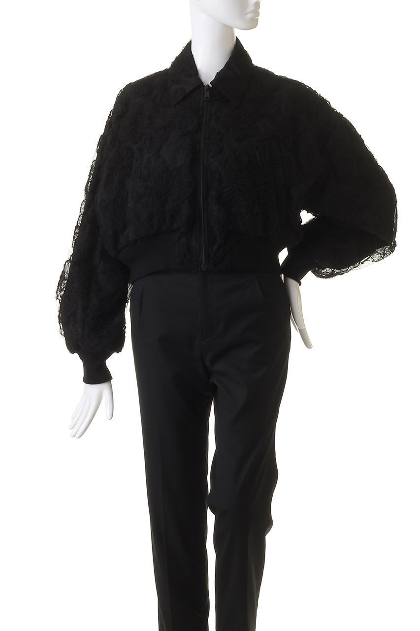 【ヌメロ ヴェントゥーノ/N°21】のレース ジップ ブルゾン 人気、トレンドファッション・服の通販 founy(ファニー) 　ファッション　Fashion　レディースファッション　Fashion for Women　アウター　Coat / Outerwear Collection　レディースジャケット・軽アウター　Jackets　ブルゾンジャケット・スポーティアウター　Blouson Jackets　シアー　Sheer, See-Through　ショート　Short, Short Length　シンプル　Simple, Minimal　ジップ　Zip, Zipper　ジャケット　Jacket, Outerwear　トレンド　Trend, Trending Now　ブルゾン　Blouson, Bomber Jacket　レース　Lace, Lace Fabric　エレガント 上品　Elegant　other-2|ID: prp329100004608952 ipo3291000000032955389