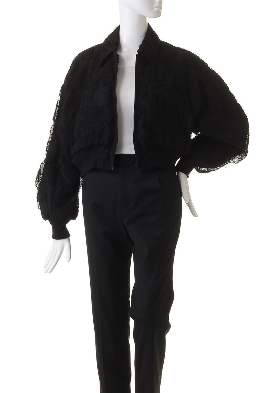 【ヌメロ ヴェントゥーノ/N°21】のレース ジップ ブルゾン 人気、トレンドファッション・服の通販 founy(ファニー) 　ファッション　Fashion　レディースファッション　Fashion for Women　アウター　Coat / Outerwear Collection　レディースジャケット・軽アウター　Jackets　ブルゾンジャケット・スポーティアウター　Blouson Jackets　シアー　Sheer, See-Through　ショート　Short, Short Length　シンプル　Simple, Minimal　ジップ　Zip, Zipper　ジャケット　Jacket, Outerwear　トレンド　Trend, Trending Now　ブルゾン　Blouson, Bomber Jacket　レース　Lace, Lace Fabric　エレガント 上品　Elegant　other-7|ID: prp329100004608952 ipo3291000000032955404