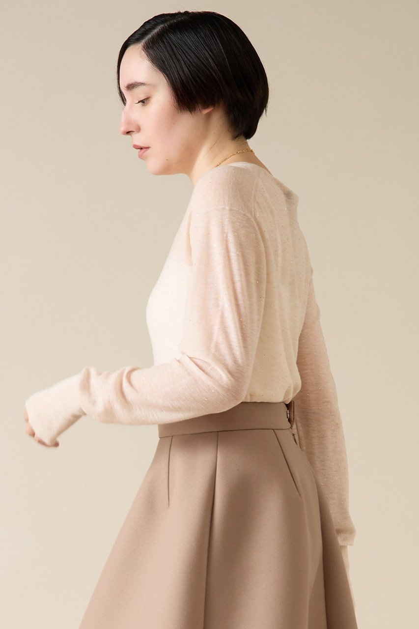 【マルティニーク/martinique】のスパンコールニットプルオーバー 人気、トレンドファッション・服の通販 founy(ファニー) 　ファッション　Fashion　レディースファッション　Fashion for Women　トップス・カットソー　Cut & Sew Tops　ニット　Knit Tops & Sweaters　カジュアルプルオーバー・ニットトップス　Pullovers & Knit Tops / Casual Pullovers　おすすめ　Recommended / Our Picks　インナー　Innerwear　シンプル　Simple, Minimal　スパンコール　Sequins, Sequin Embellishment　エレガント 上品　Elegant　other-2|ID: prp329100004608954 ipo3291000000036079305