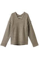 【ミディウミソリッド/MIDIUMISOLID】のlow guage v/neck PO プルオーバー beige|ID: prp329100004608959 ipo3291000000035426905