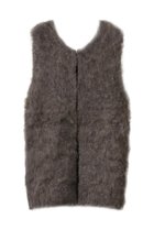 【ミディウミソリッド/MIDIUMISOLID】のraising knitted v/neck vest ベスト brown|ID: prp329100004608960 ipo3291000000032955938
