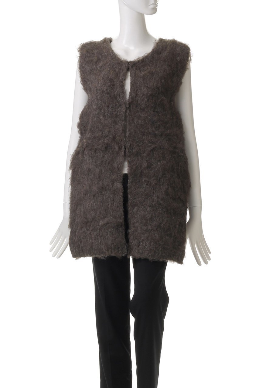 【ミディウミソリッド/MIDIUMISOLID】のraising knitted v/neck vest ベスト 人気、トレンドファッション・服の通販 founy(ファニー) 　ファッション　Fashion　レディースファッション　Fashion for Women　トップス・カットソー　Cut & Sew Tops　ニット　Knit Tops & Sweaters　ベスト&ジレ / 重ね着スタイル　Vests & Gilets　カジュアルプルオーバー・ニットトップス　Pullovers & Knit Tops / Casual Pullovers　おすすめ　Recommended / Our Picks　シンプル　Simple, Minimal　ベスト　Vest, Waistcoat　A/W・秋冬　Autumn/Winter　other-2|ID: prp329100004608960 ipo3291000000034970162