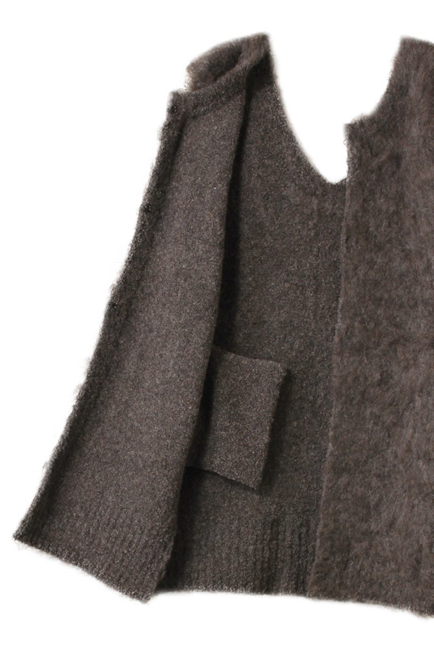 【ミディウミソリッド/MIDIUMISOLID】のraising knitted v/neck vest ベスト 人気、トレンドファッション・服の通販 founy(ファニー) 　ファッション　Fashion　レディースファッション　Fashion for Women　トップス・カットソー　Cut & Sew Tops　ニット　Knit Tops & Sweaters　ベスト&ジレ / 重ね着スタイル　Vests & Gilets　カジュアルプルオーバー・ニットトップス　Pullovers & Knit Tops / Casual Pullovers　おすすめ　Recommended / Our Picks　シンプル　Simple, Minimal　ベスト　Vest, Waistcoat　A/W・秋冬　Autumn/Winter　other-6|ID: prp329100004608960 ipo3291000000034970166