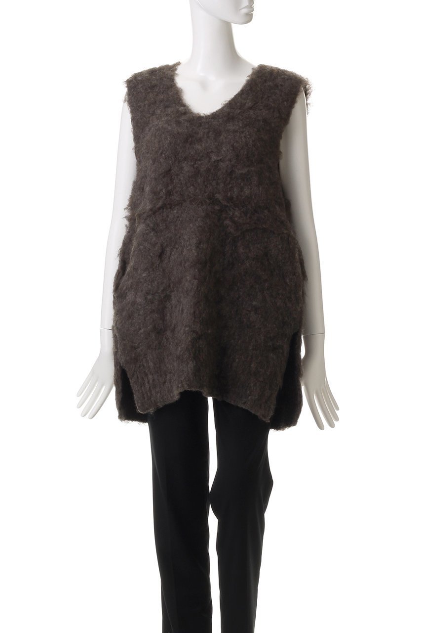 【ミディウミソリッド/MIDIUMISOLID】のraising knitted v/neck vest ベスト 人気、トレンドファッション・服の通販 founy(ファニー) 　ファッション　Fashion　レディースファッション　Fashion for Women　トップス・カットソー　Cut & Sew Tops　ニット　Knit Tops & Sweaters　ベスト&ジレ / 重ね着スタイル　Vests & Gilets　カジュアルプルオーバー・ニットトップス　Pullovers & Knit Tops / Casual Pullovers　おすすめ　Recommended / Our Picks　シンプル　Simple, Minimal　ベスト　Vest, Waistcoat　A/W・秋冬　Autumn/Winter　other-7|ID: prp329100004608960 ipo3291000000034970167