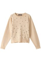 【エリオポール/heliopole】のビジューニット ベージュ|ID: prp329100004608961 ipo3291000000035066867