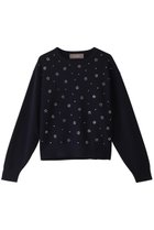 【エリオポール/heliopole】のビジューニット ネイビー|ID: prp329100004608961 ipo3291000000035066868